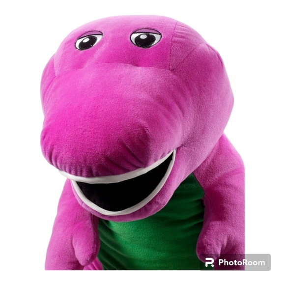 2017 26” Fisher Price Speak N Sing BARNEY Large Talking Singing JUMBO Barney - Picture 3 of 9